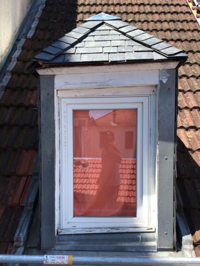 chantier rénovation toiture couverture ardoise