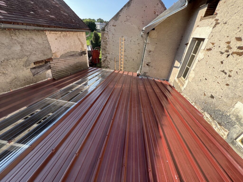 pose toiture zinc allier